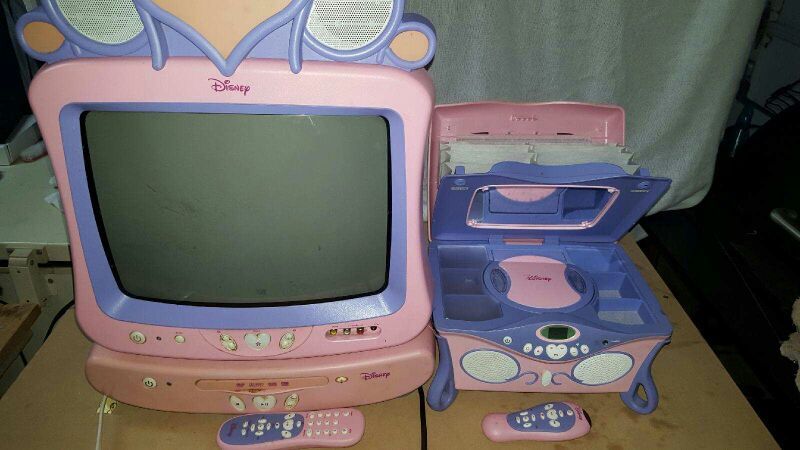 Disney Princess tv, dvd, and cd player!