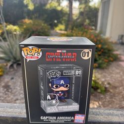 Funko POP! Die-Cast Captain America #01 (2021 Summer Convention Limited Edition)