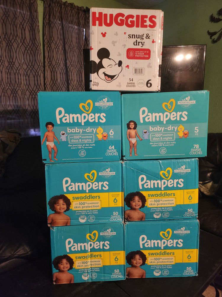DIAPERS BOXES SMALL/$25 EACH