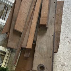 Small Lumber Variety Types Some Oak And Mahogany 