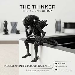 The Thinker: Alien Figure, Decor Collectible
