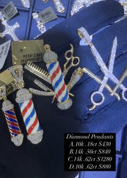 Barbershop Pendants 