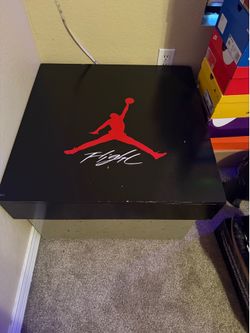 Nike Air Jordan 4 large custom wooden shoe box