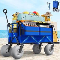 Beach Wagon with Big Wheels for Sand