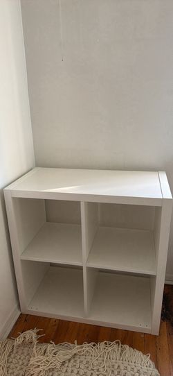 White shelf