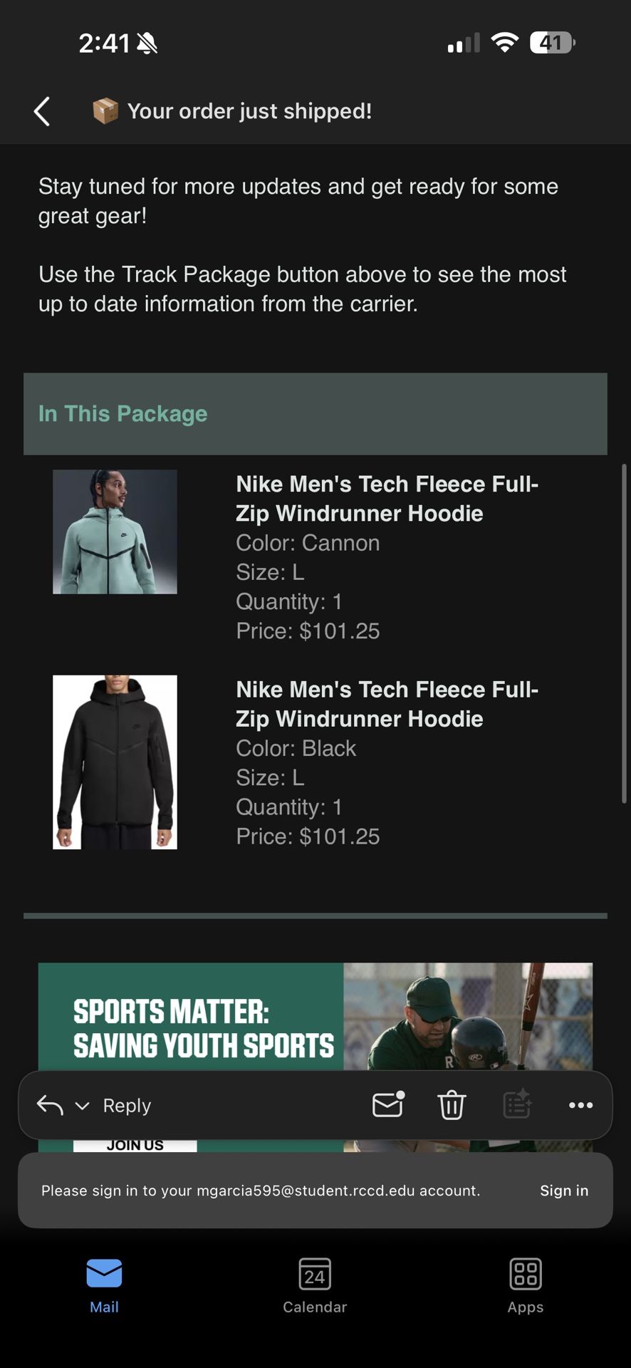 Nike Tech Mens Sweater