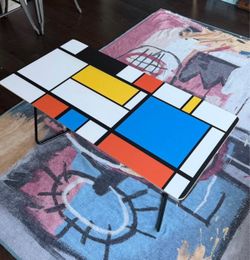 Mondrian Wooden Coffee Table