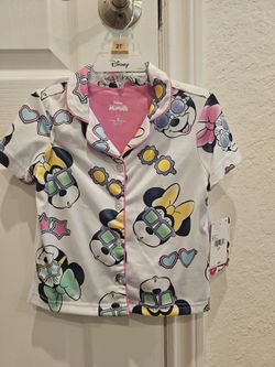 Girl's Disney 2-Piece Pajama Sort Set Size 2T