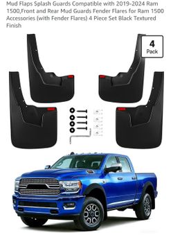 Ram 1500 Mud Flaps Splash Guards 4-Piece Set