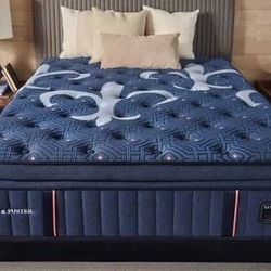 Stearns & Foster Lux Estate Elite Medium Pillow Top Queen Mattress 16" New 2024