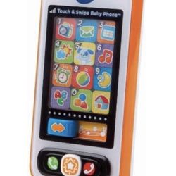 VTech Touch and Swipe Baby Phone, Orange