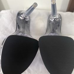 Clear heels size 8 1/2- Never Worn