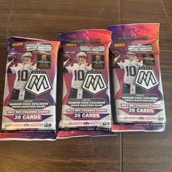 NFL 2022 Mosaic Hangers Packs 3 Pack