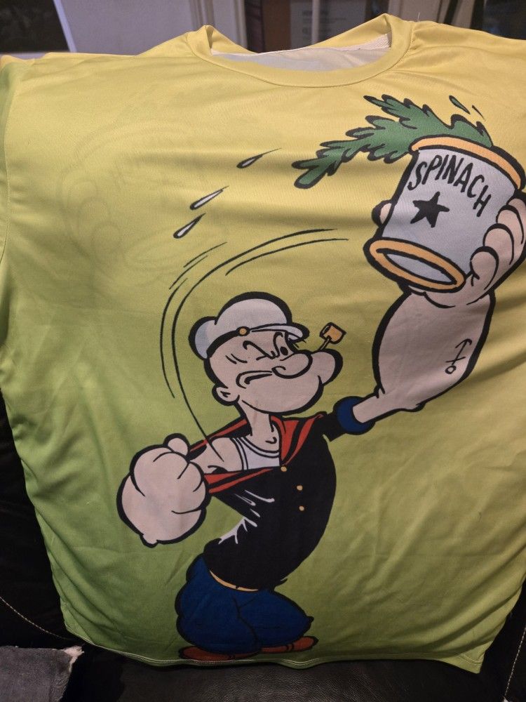 Popeye Getting Fortified Tshirt