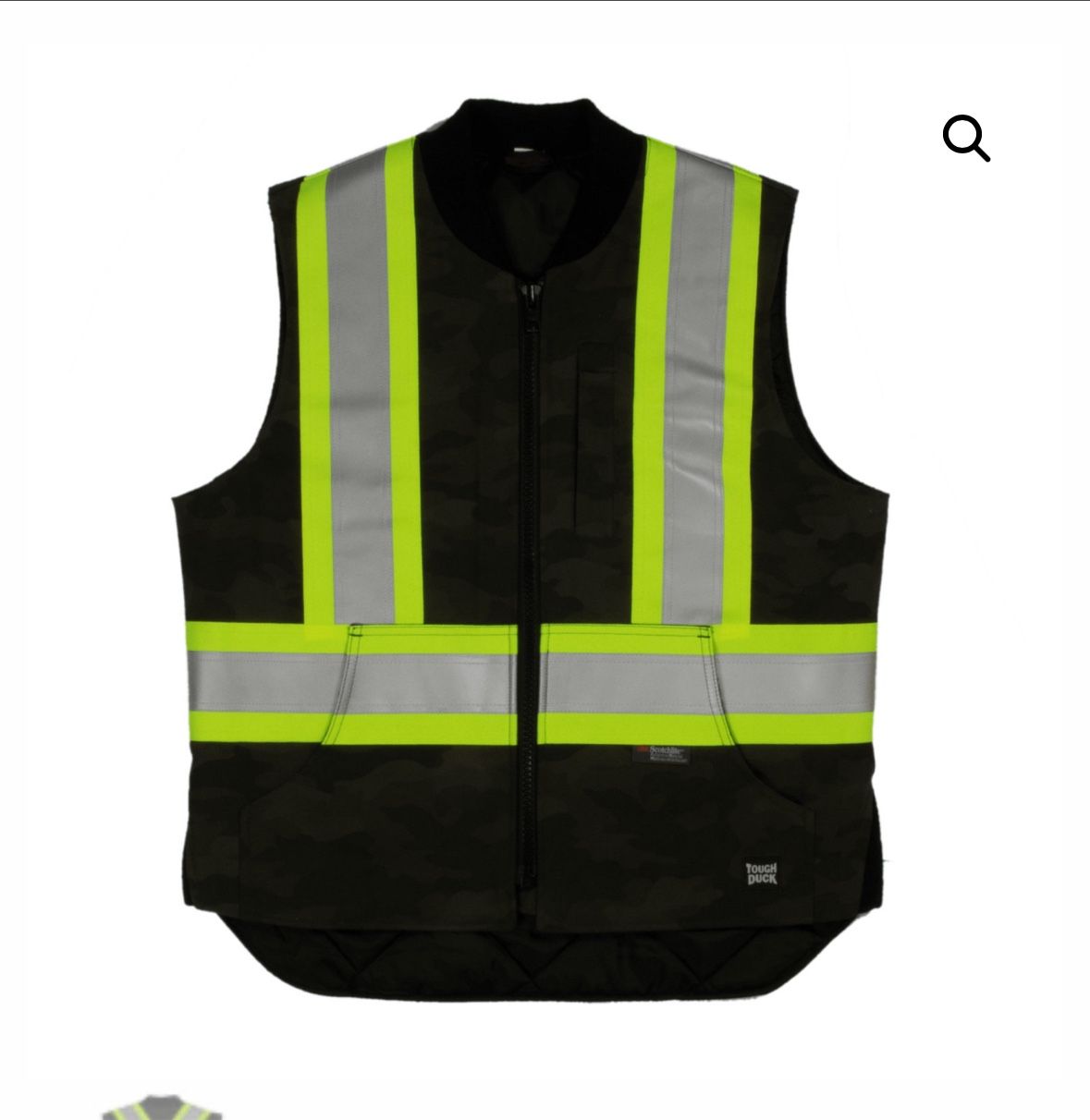 TOUGH DUCK SV06 - DUCK SAFETY VEST - BLACK