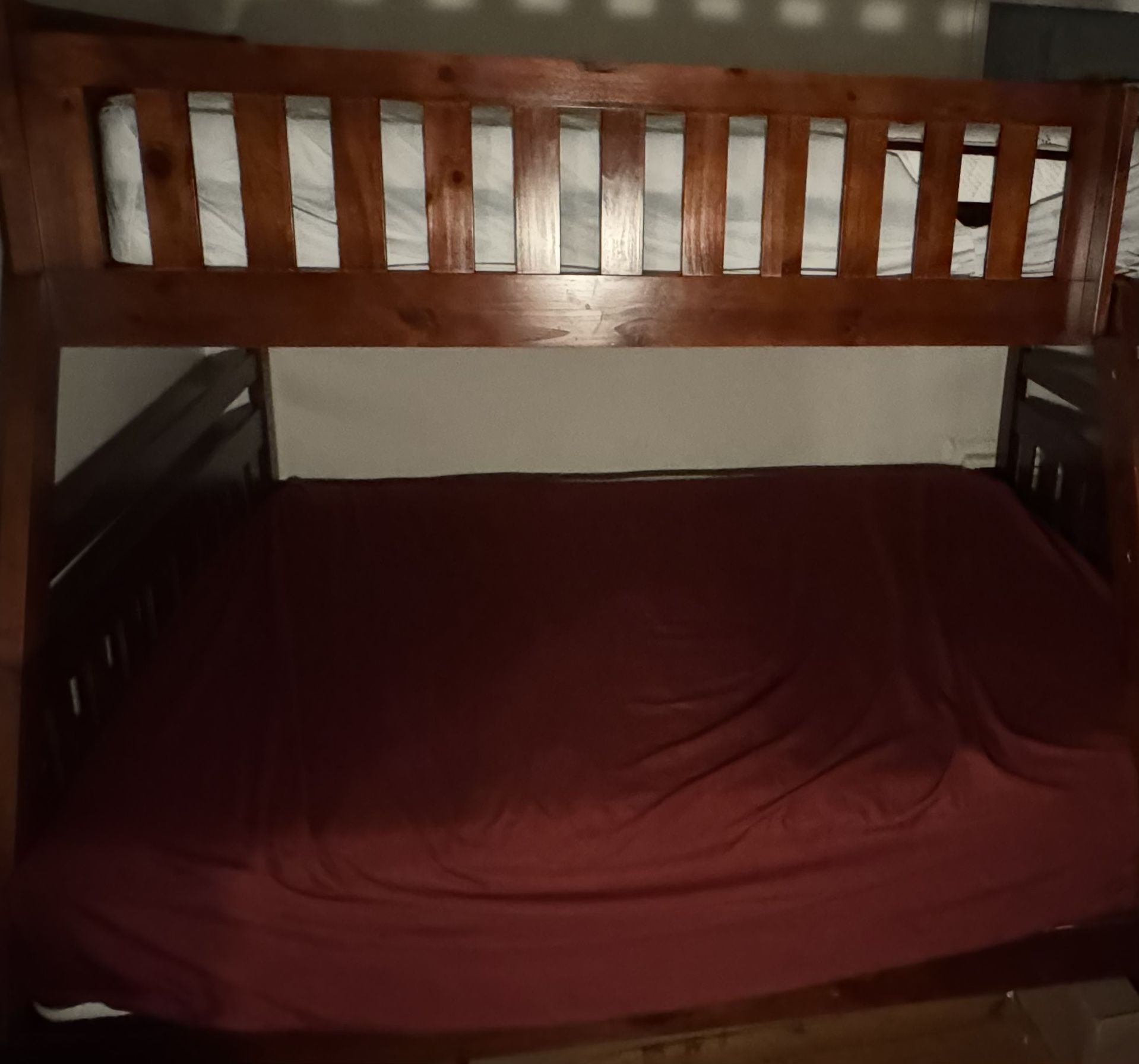 Bunk Bed Twin Over Full With Mattresses