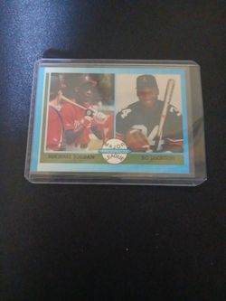 Michael Jordan-Bo Jackson Card