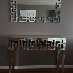 Console Table And Mirror 