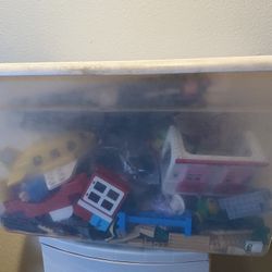 Tote of Legos