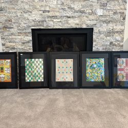 Vintage Board Games Art Prints FRAMED