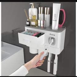 Toothbrush Holders for Bathrooms, 2 Cups