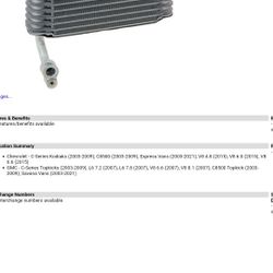 Evaporator, GM 03-21