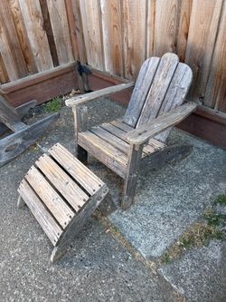 Children’s Wooden Outdoor Chair