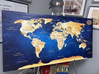 World Map Canvas 