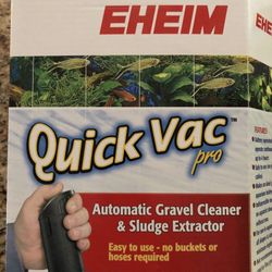 EHEIM Quick Vac Pro Automatic Gravel Cleaner. Aquarium Gravel Cleaning. 