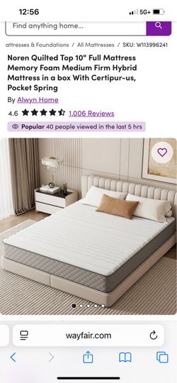Full Size Mattress