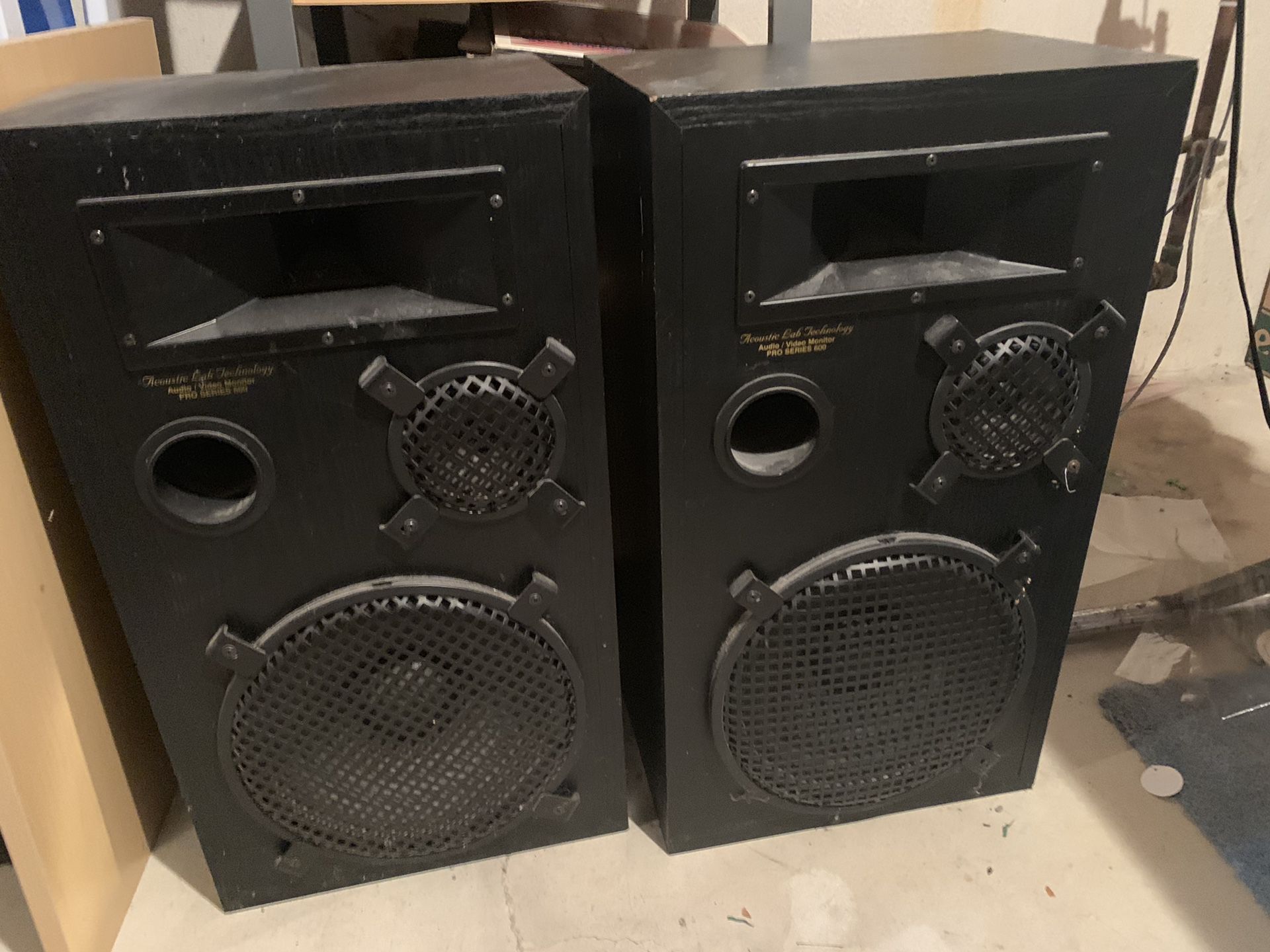 Acoustic Lab Technology Audio Monitor Speakers