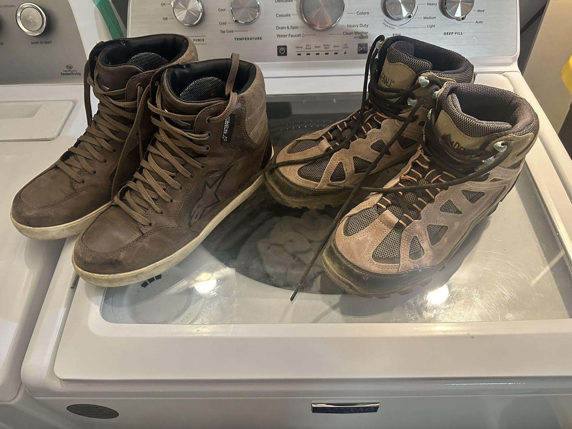 Moto Boots and Hiking Shoes