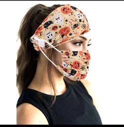 Halloween headband/face mask