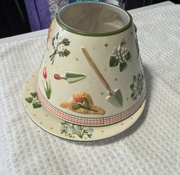 Yankee Candle Holder And Plate Set 