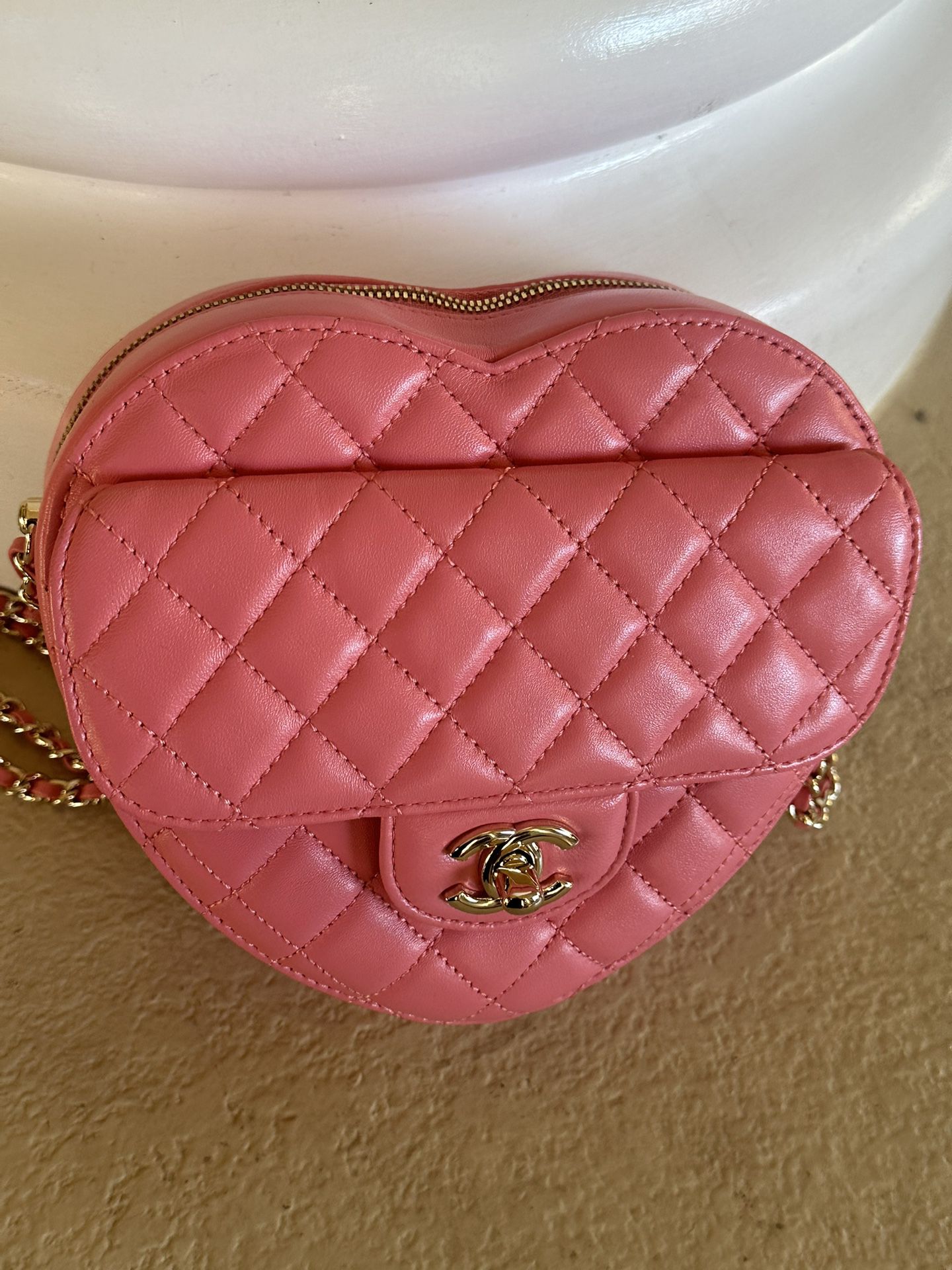 Heart Pink Chanel Bag