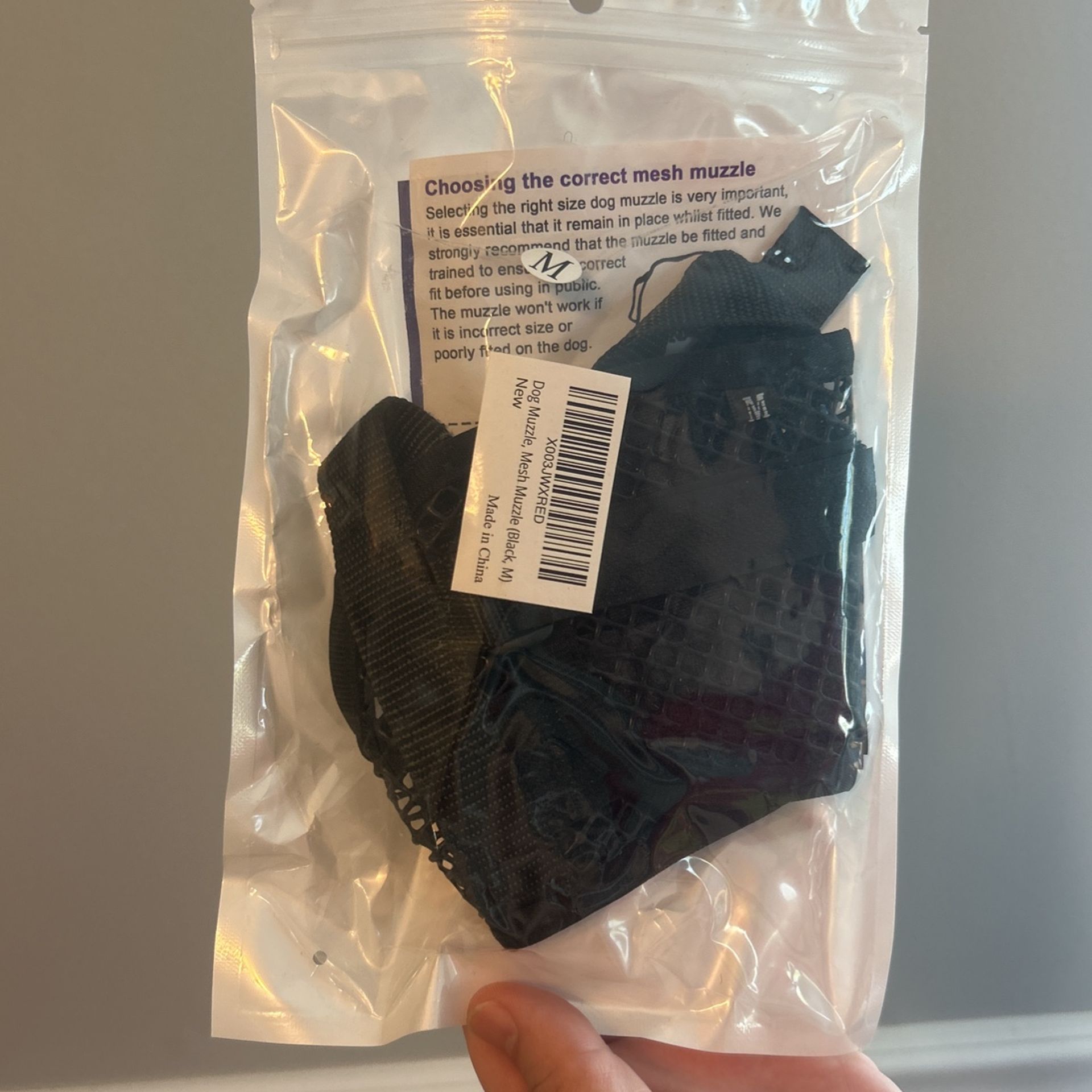 Breathable Mesh Muzzle Medium 
