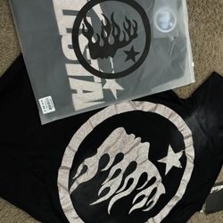 Black And Silver Hellstar Tee