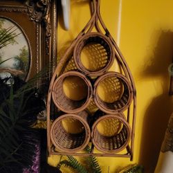 Rattan Wine Rack