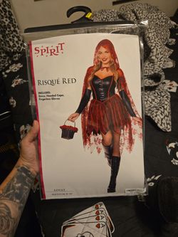 Spirit Risqué Red Halloween Costume Medium