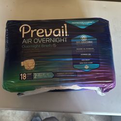 Prevail Air Overnight Briefs Adult Diapers 72 Count