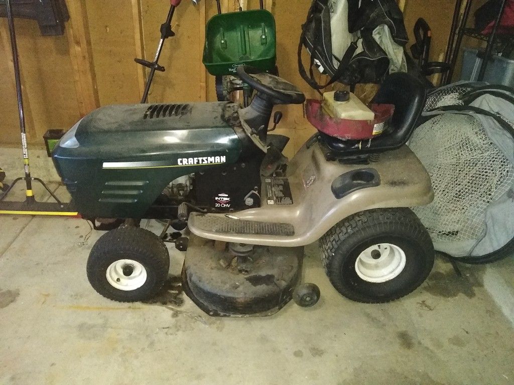 Craftsman LTX1000 riding mower for Sale in Bull Valley, IL OfferUp