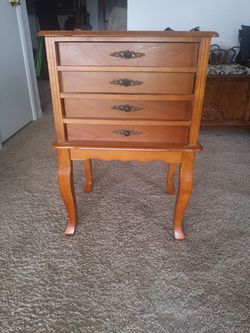 Unique small multi game end table