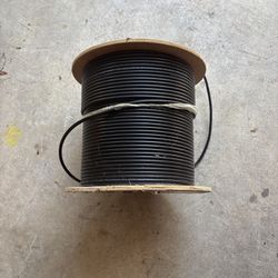 Black RG6 Cable With 894ft Left. 