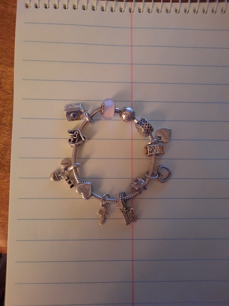 Pandora Bracelet With Charms
