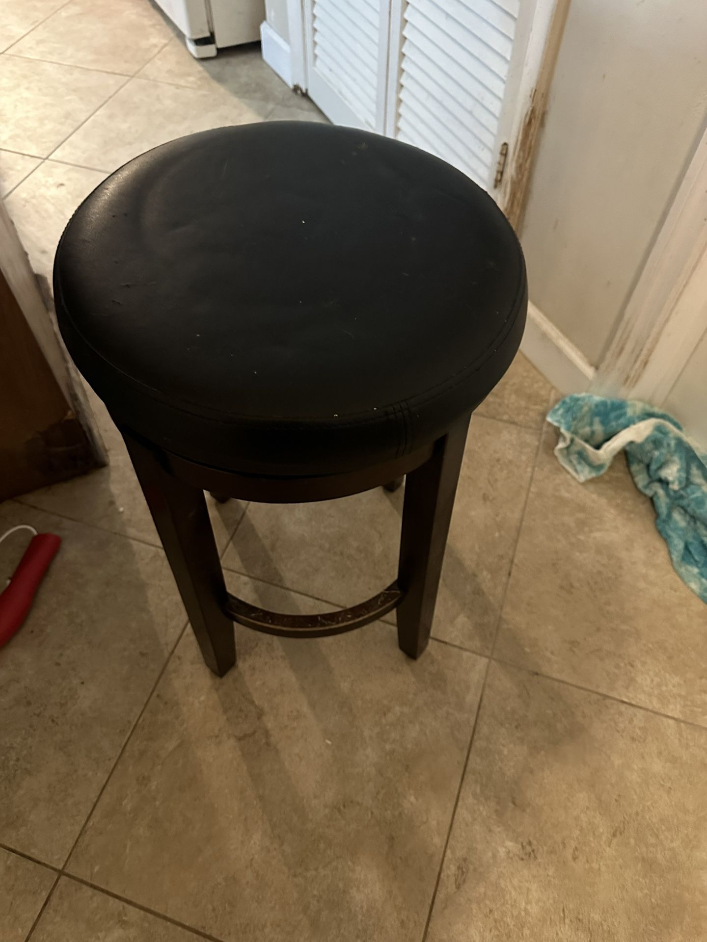 Two Small Bar Stools