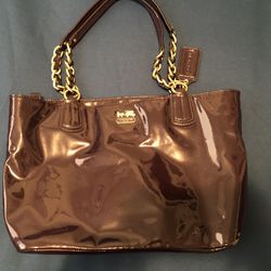Plum Color Coach Purse 