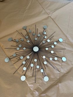 West Elm Sunburst Wire Wall Art