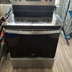 Whirlpool Glass top Stove 