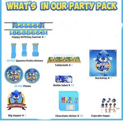 Sonic The Hedgehog Birthday Decorations