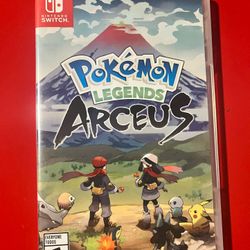 Pokemon Legends Arceus Nintendo Switch